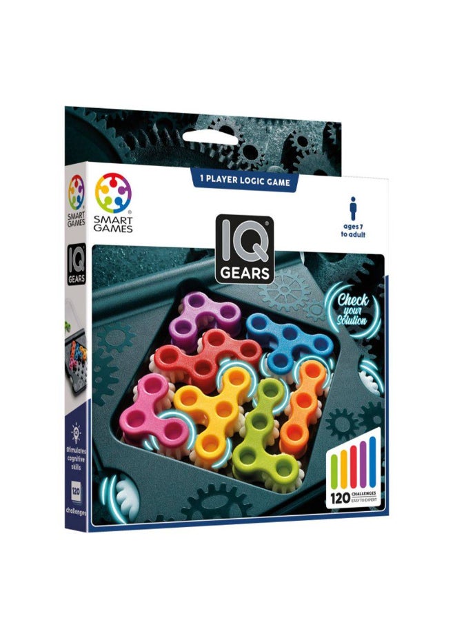 Smart Games IQ Gears Logic Puzzle Game - Image 1